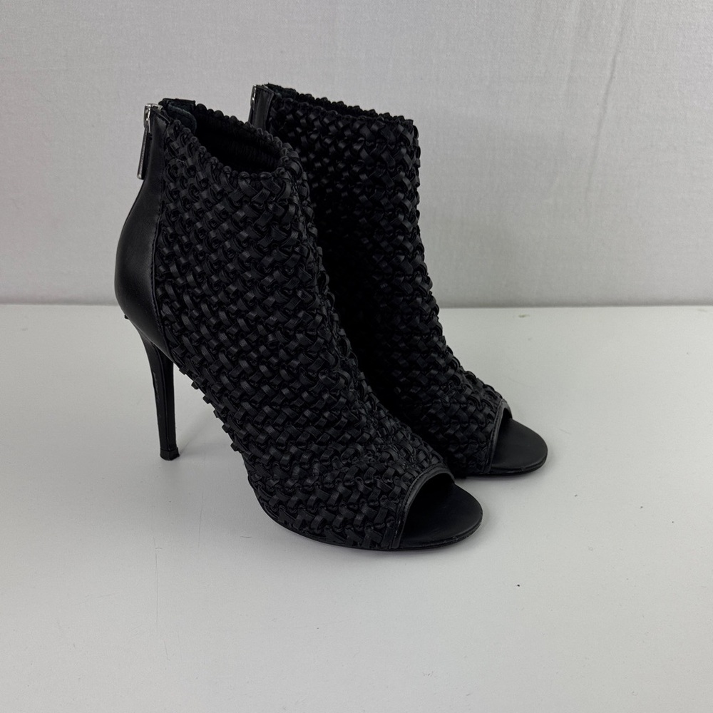 Charles By Charles David Black Woven Heels